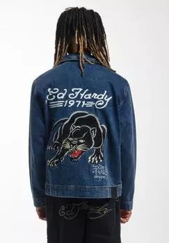 Джинсовая куртка Panther Ed Hardy, индиго