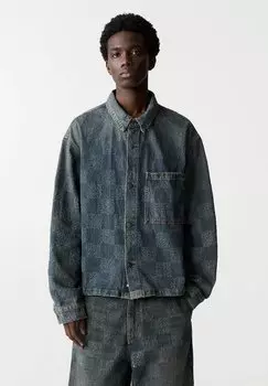 Джинсовая куртка PULL&BEAR, синий деним
