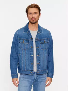 Джинсовая куртка regular fit Lee, синий