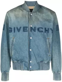 Джинсовая куртка с логотипом Givenchy, синий