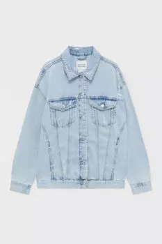 Джинсовая куртка с передними карманами PULL&amp;BEAR