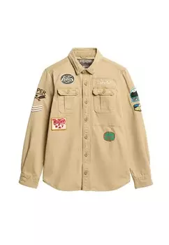 Джинсовая куртка SCOUT Superdry, коричневый
