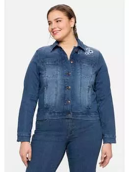 Джинсовая куртка sheego, цвет blue denim