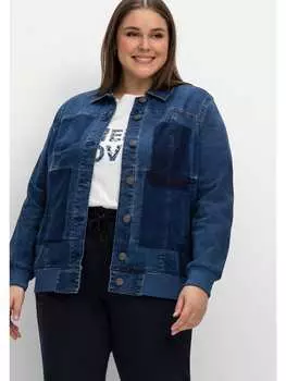 Джинсовая куртка sheego, цвет blue denim