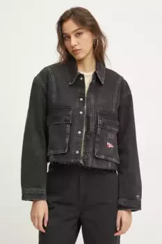Джинсовая куртка Tommy Jeans, черный
