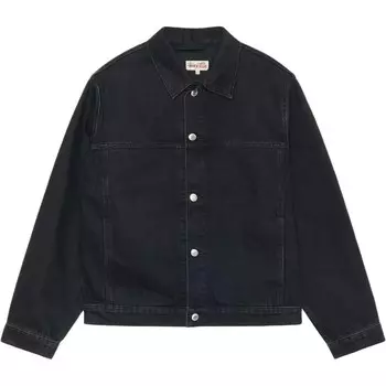 Джинсовая куртка Trucker Stussy, черный