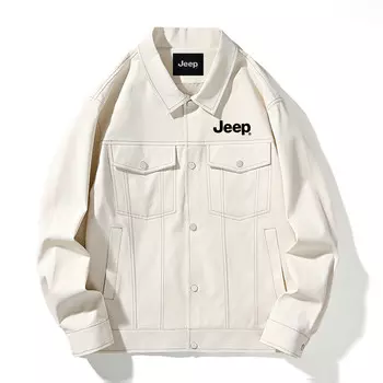 Джинсовая куртка унисекс Jeep, бежевый