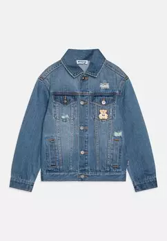 Джинсовая куртка UNISEX MOSCHINO, синий деним