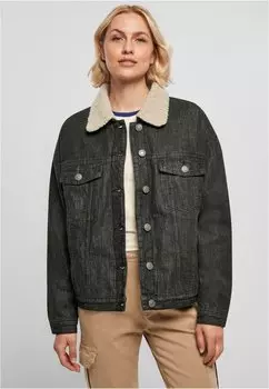 Джинсовая куртка Urban Classics, цвет Black Washed