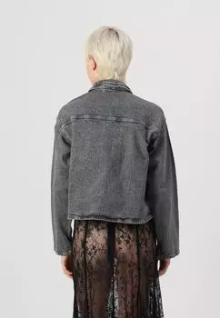 Джинсовая куртка VMELLAS STUDS SHIRT Vero Moda, светло-серый