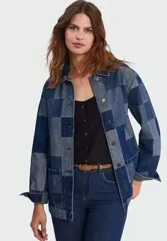 Джинсовая куртка WITH PATCHWORK PATTERN I.Code by IKKS, цвет blue
