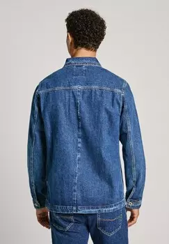 Джинсовая куртка WORKER Pepe Jeans, синий деним