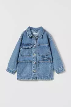 Джинсовая куртка ZARA, синий