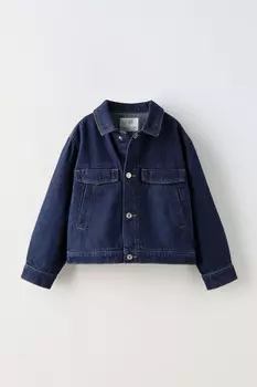 Джинсовая куртка ZARA, синий