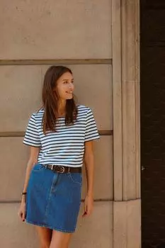 Джинсовая мини-юбка Vero Moda, синий