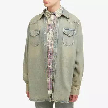 Джинсовая Рубашка Acne Studios Karty, синий