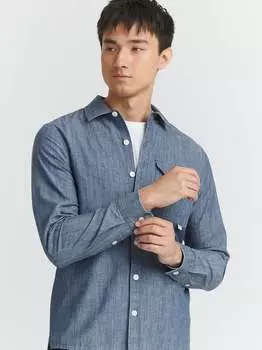 Джинсовая рубашка cfanton Casual Friday, синий