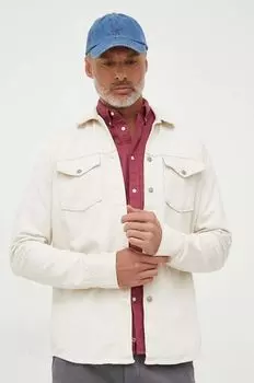 Джинсовая рубашка Dave Pepe Jeans, бежевый