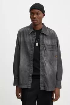 Джинсовая рубашка G-Star Raw, серый