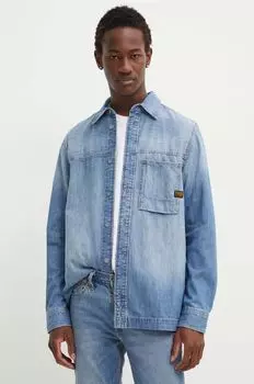 Джинсовая рубашка G-Star Raw, синий