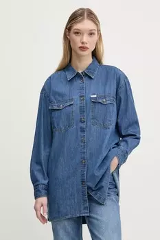 Джинсовая рубашка Guess Jeans, синий