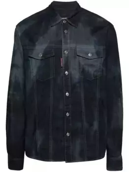 Джинсовая рубашка Icon DSQUARED2, синий