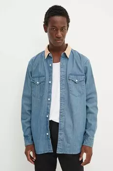 Джинсовая рубашка Levi's, коричневый