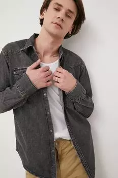 Джинсовая рубашка Levi's, серый
