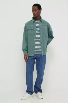 Джинсовая рубашка Levi's, зеленый