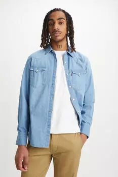 Джинсовая рубашка Levis Levi's, синий