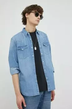 Джинсовая рубашка Леви Levi's, синий