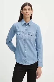 Джинсовая рубашка Леви Levi'S, синий