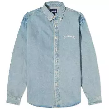 Джинсовая рубашка Thisisneverthat Washed, синий