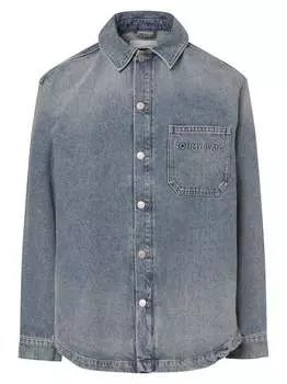 Джинсовая рубашка Tommy Jeans, серый