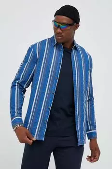 Джинсовая рубашка Tommy Jeans, синий