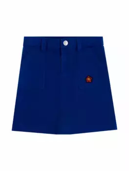 Джинсовая юбка Boke Flower Kenzo, тёмно-синий