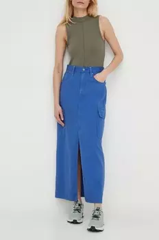 Джинсовая юбка G-Star Raw, синий