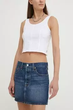 Джинсовая юбка Levi's, синий