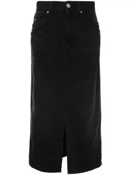 Джинсовая юбка миди Tilauria ISABEL MARANT, черный