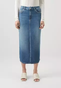 Джинсовая юбка ONLAYOE FRONT SLIT ONLY Petite, синие джинсы