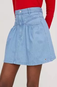 Джинсовая юбка Tommy Jeans, синий