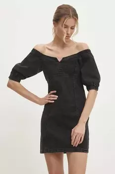 Джинсовое платье Answear Lab, черный
