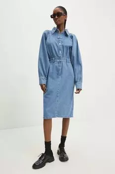Джинсовое платье Answear Lab, синий