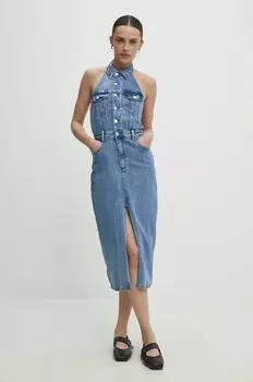 Джинсовое платье Answear Lab, синий