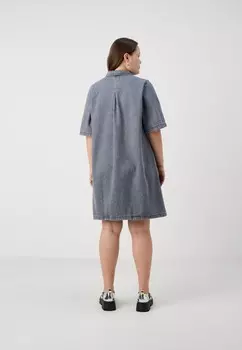 Джинсовое платье CARGRY A SHAPE DRESS ONLY Carmakoma, серый деним