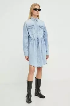 Джинсовое платье G-Star Raw, синий