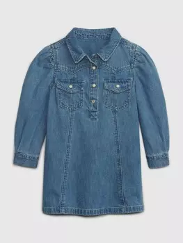Джинсовое платье Gap, синий