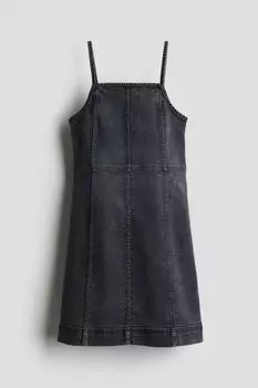 Джинсовое платье H&M, черный