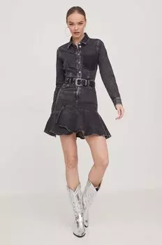 Джинсовое платье Karl Lagerfeld, серый