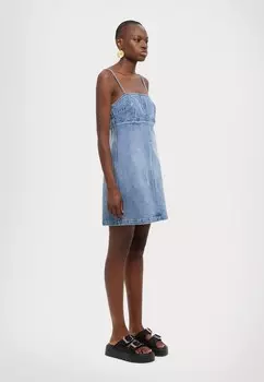 Джинсовое платье MINI DRESS MICHAEL Michael Kors, белый